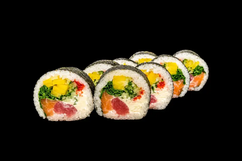 Футомакі з тунцем та лососем - "Eclipse Sushi" в Чабанах фото 