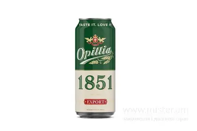 Пиво "Opillia Export 1851" ж/б Пиво Beer undefined фото