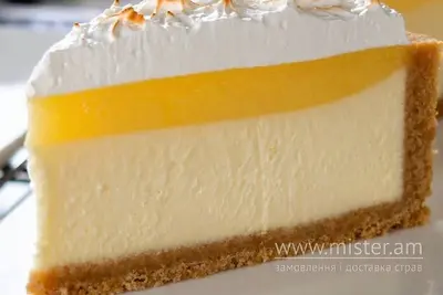 Чізкейк "Лимонний" з лимонним курдом та меренгою Patisserie Cafe undefined фото