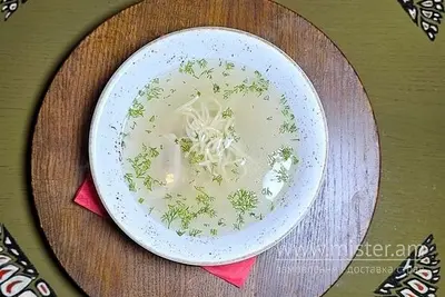 Бульйон з курочкою і домашньою локшиною Western undefined фото