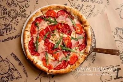 Піца "Три м`яса" 30 см New York Street Pizza undefined фото