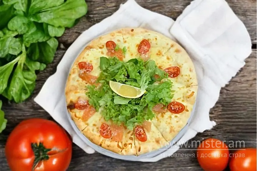 Піца "З лососем" 30 см - "New York Street Pizza" в Луцьку фото 