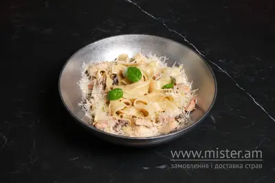 Паста з ĸурчам і грибами Майстерня смаку undefined фото