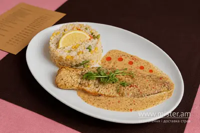 Риба запечена з різотто та овочами Marmuliada undefined фото