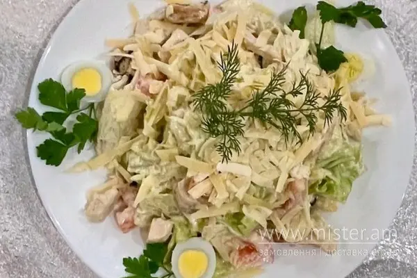 Салат "Цезар" з куркою - "Реберня" в Хмельницькому фото 