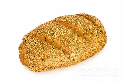 Хліб цільнозерновий з кунжутом Bulochna undefined фото