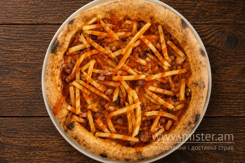 Піца "Фрі з беконом" - "Papa's Pizza" в Чернігові фото