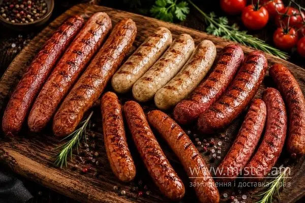 Фірмова дошка сосисок на грилі - "Enjoy Food" в Сумах фото 