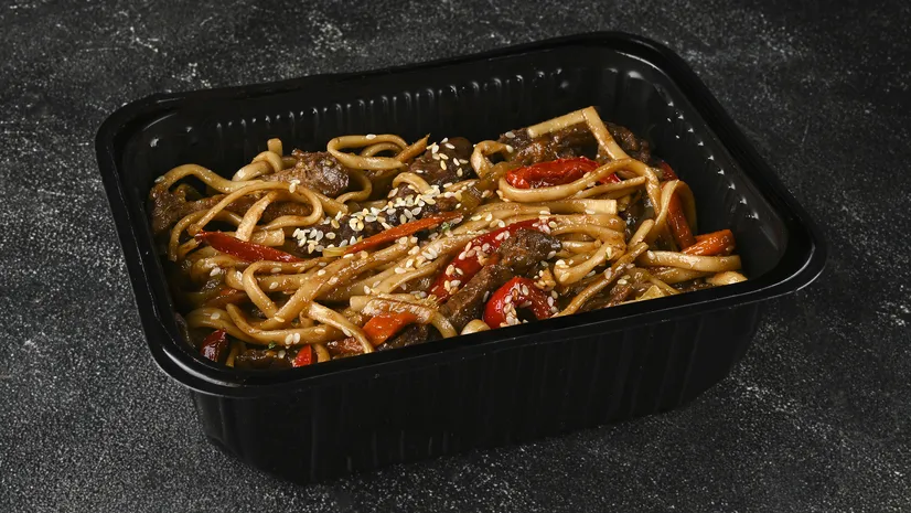 Beef and Vegetables Udon - "Myastoriya Meat Bar Sofiyska square" in Kyiv photo