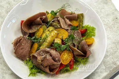 Салат з язиком та овочами гриль Trattoria undefined фото