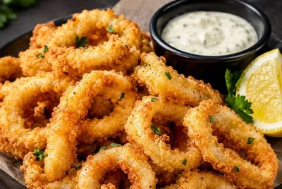 Кільця кальмарів у фритюрі 400 г (великі) Enjoy Food undefined фото