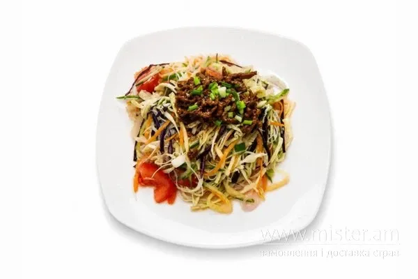 2. Салат з крохмальною локшиною, свининою та овочами 🌶️🌶️ - "Золотий Дракон" в Луцьку фото 