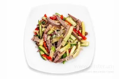 13. Салат зі свинним язиком та овочами 🌶️ Золотий Дракон undefined фото