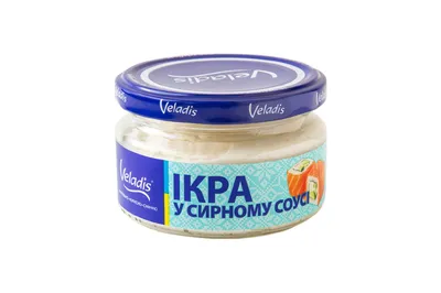 Ікра у сирному соусі "Veladis"  філадельфія, банка скло  (160гр) Veladis undefined фото