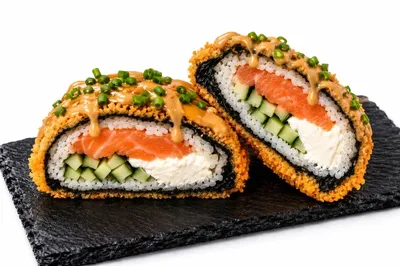 კლასიკური ორაგულის ბურგერი Sushi Man undefined ფოტო