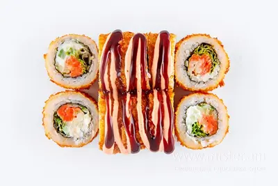Теплий рол з лососем Rock it pizza&sushi undefined фото