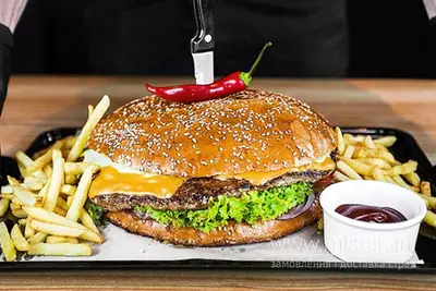 Burger XXL (свинина) Verde By La Spezia undefined фото
