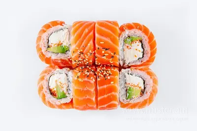 Рол "Преміум Філадельфія" з лососем Rock it pizza&sushi undefined фото