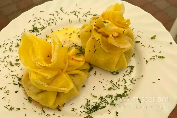 "Торбинка бідняка" з курячим м'ясом - "Околиця" в Луцьку фото 