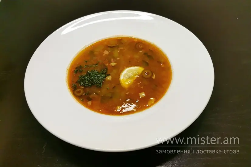 Солянка збірна м`ясна з маслинами - "VIN&GRET" в Сумах фото