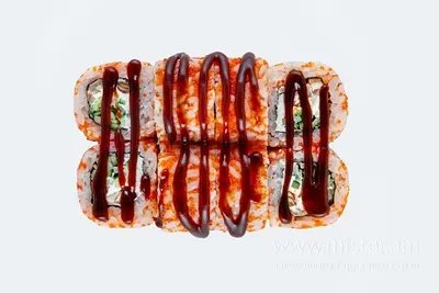 Рол "Філадельфія" в ікрі з вугрем Rock it pizza&sushi undefined фото