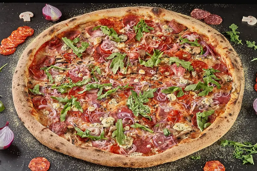 Ковбасейра піца дужа - "TREBA Pizza & Sushi" в Івано-Франківську фото