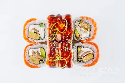 Рол "Преміум Татакі" з лососем та вугрем Rock it pizza&sushi undefined фото