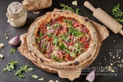 Піца житня "Ковбасейра" 30 см Treba Pizza undefined фото