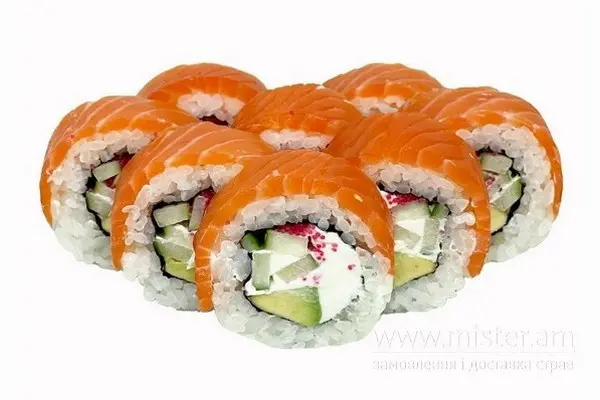 Рол "Філадельфія" з лососем - "Pizza & Sushi" в Умані фото 