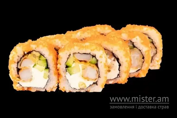 Рол "Філадельфія" з креветкою в ікрі преміум - "Sushi-Pizza by La Spezia (вул.Харківська, 5/1)" в Сумах фото