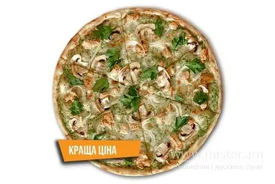 Піца "Курка, гриби" 38 см IQ Pizza undefined фото