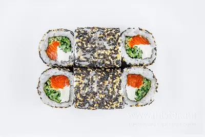 Рол "Філадельфія" в кунжуті з лососем Rock it pizza&sushi undefined фото