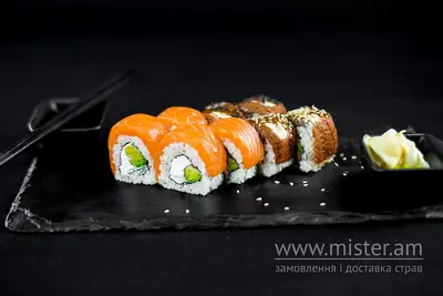 Рол "Філадельфія" з лососем та вугрем Преміум Sushi-Pizza by La Spezia (вул.Харківська, 5/1) undefined фото