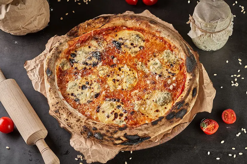 🌱 З копченим сиром піца житня - "TREBA Pizza & Sushi" в Івано-Франківську фото 