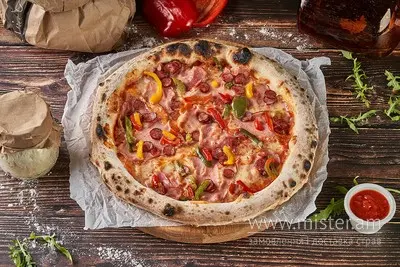 Піца на заквасці "Мисливська" 30 см Treba Pizza undefined фото