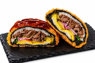 საქონლის ხორცის ბურგერი Sushi Man undefined ფოტო