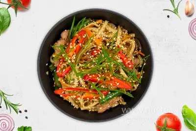 Удон зі свининою Хочу Sushi-Pizza & Grill undefined фото