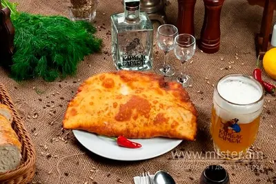 Чебурек з сиром та зеленню Карабас Барабас на вул.Виниченка undefined фото