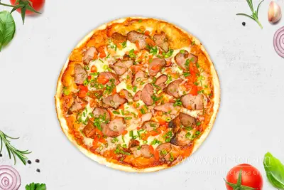 Піца з шашликом 40 см Хочу Sushi-Pizza & Grill undefined фото