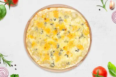 Піца "П`ять сирів" з сирним бортиком Хочу Sushi-Pizza & Grill undefined фото