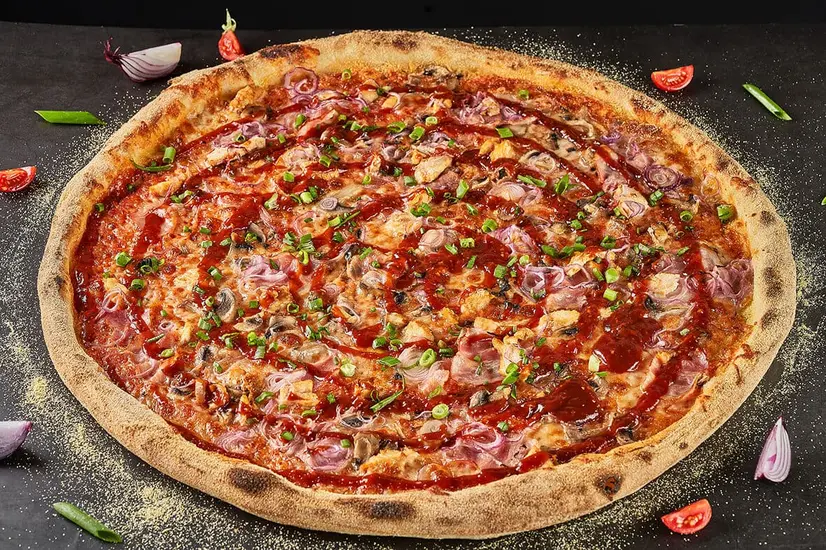 Барбекю піца дужа - "TREBA Pizza & Sushi" в Івано-Франківську фото