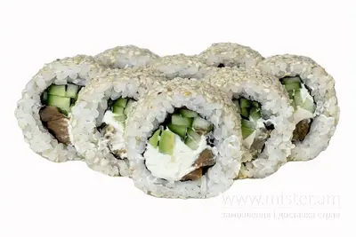Рол "Каліфорнія" з окунем Pizza & Sushi undefined фото