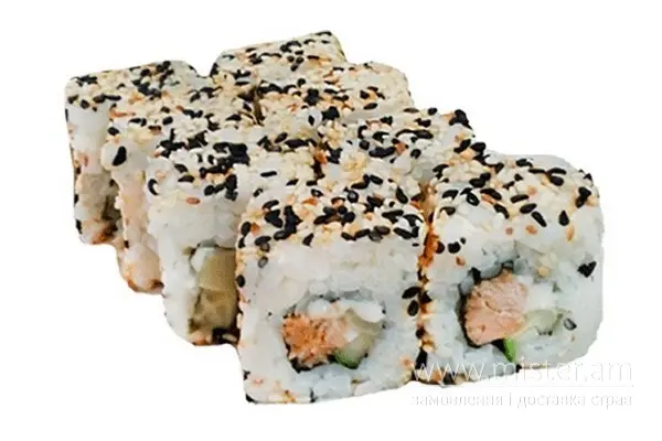 Рол "Каліфорнія" зі смаженим лососем - "Pizza & Sushi" в Умані фото