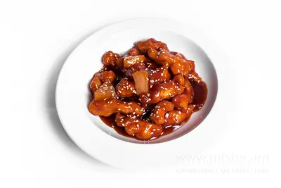 31. Курка в кисло-солодкому соусі з ананасами Золотий Дракон undefined фото
