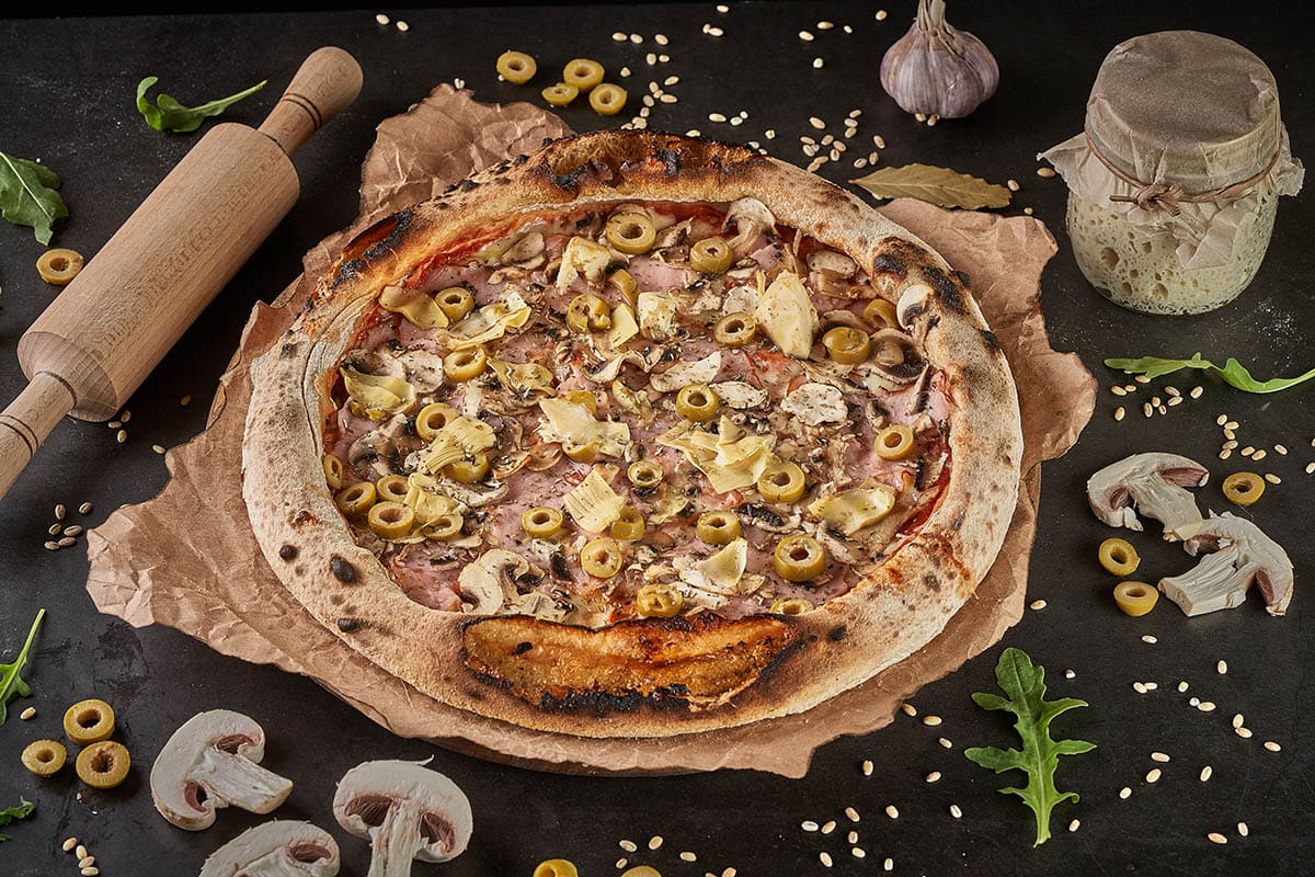 Піца житня "Капрічоза" | TREBA PIZZA Ів. Франківськ