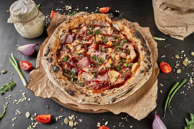 Барбекю піца житня - "TREBA Pizza & Sushi" в Івано-Франківську фото 