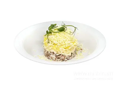 Салат "Мімоза" з тунцем Курінь Ресторація undefined фото