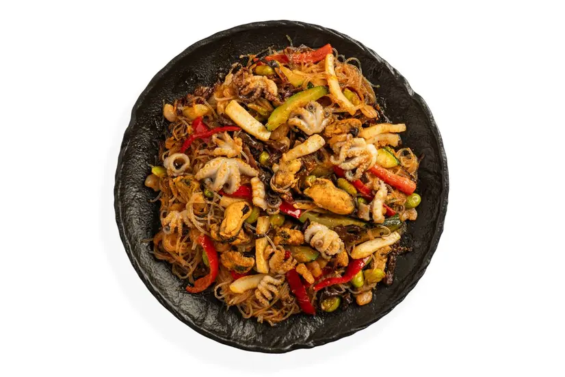 Glass Noodles with Seafood (Wok) - "Tomo Food" in Pissouri photo