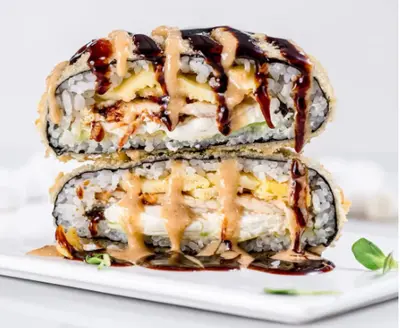 Суши бургер със змиорка  ROKO FOOD undefined снимка
