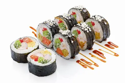 Futomaki Salmon with Shrimp Tomo Food undefined photo